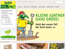 Tablet Screenshot of garten-spaeth.de